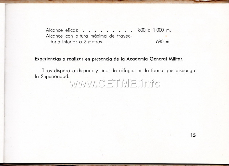 OCTUBRE 1952 - CETME/DGIM - Academia General de Zaragoza - Elementos y Demostración a los Alumnos 1952_CETME_INI_Notas_Informativas_de_Desarrollo