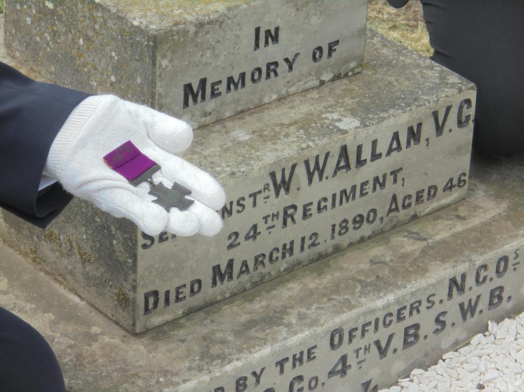 William Allen rededication at Monmouth cemetery. 4th July 2018 DSC01143