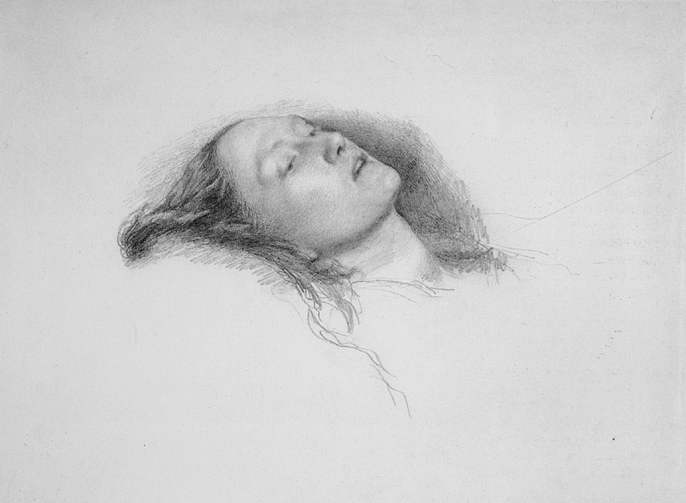 Vilijem Šekspir - Page 2 Ophelia_study_-_Elizabeth_Siddall