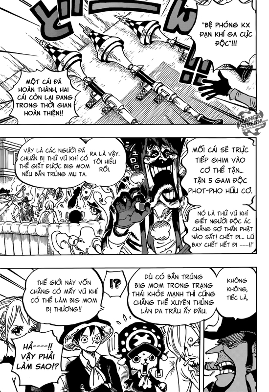 One Piece Chapter 859: Âm mưu ám sát Tứ Hoàng 005