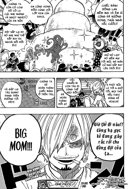 [BẢN VIỆT] ONE PIECE CHAPTER 885: ĐÓ LÀ BRULEE!! Image