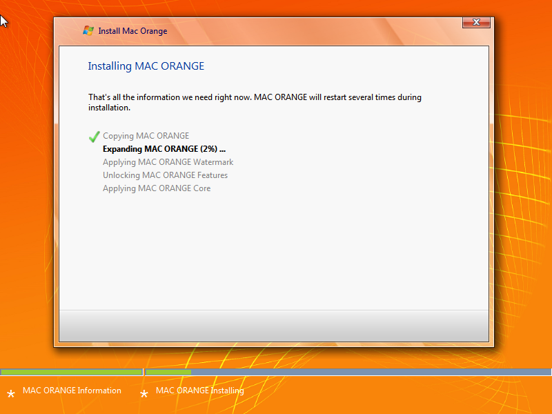 [Win] Windows 7 Mac Orange Edition X64 2014-=team Os=-{hkrg} Image