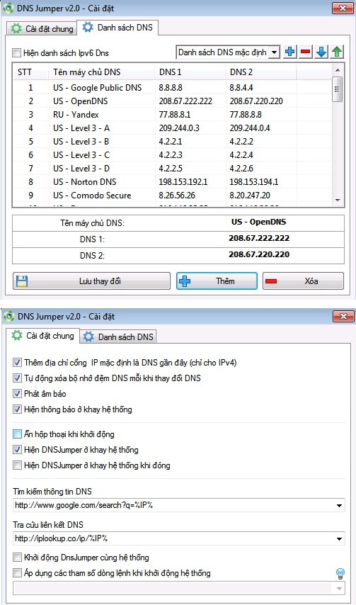 DNS Jumper 2.0 - Đổi DNS, tăng tốc duyệt web, vào web bị chặn DNS_Jumper_4