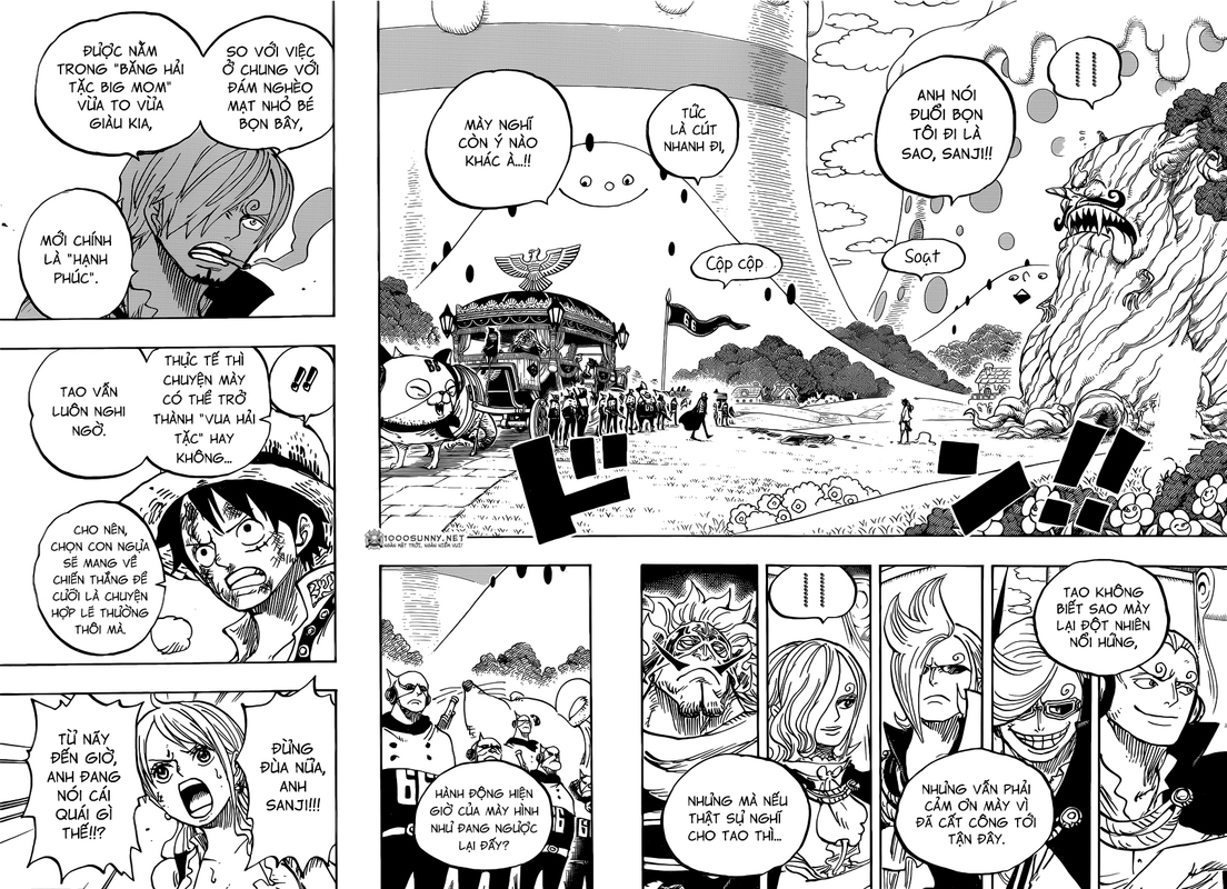 One Piece Chapter 844: Luffy vs. Sanji 02_03