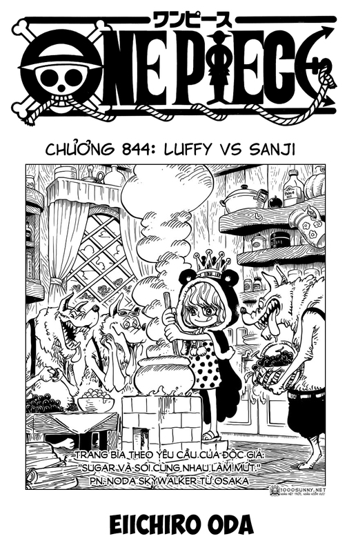 One Piece Chapter 844: Luffy vs. Sanji Image