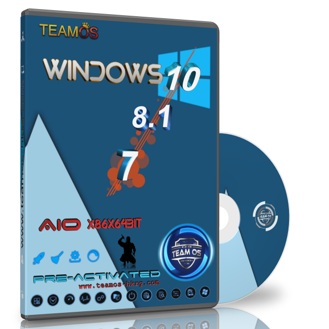 [Win] Windows 7-8.1-10 AIO (6in1) x86x64 En-us April2016 V.4 7810