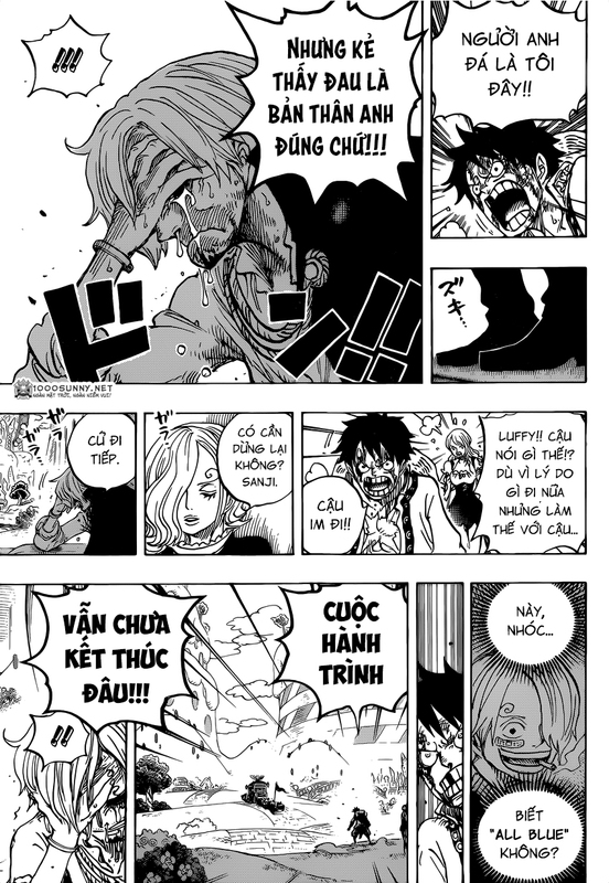 One Piece Chapter 844: Luffy vs. Sanji Image