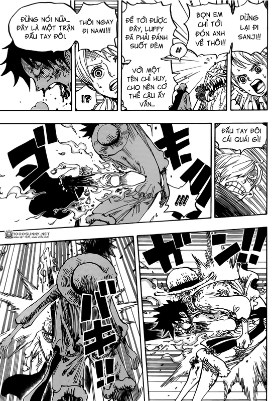 One Piece Chapter 844: Luffy vs. Sanji Image