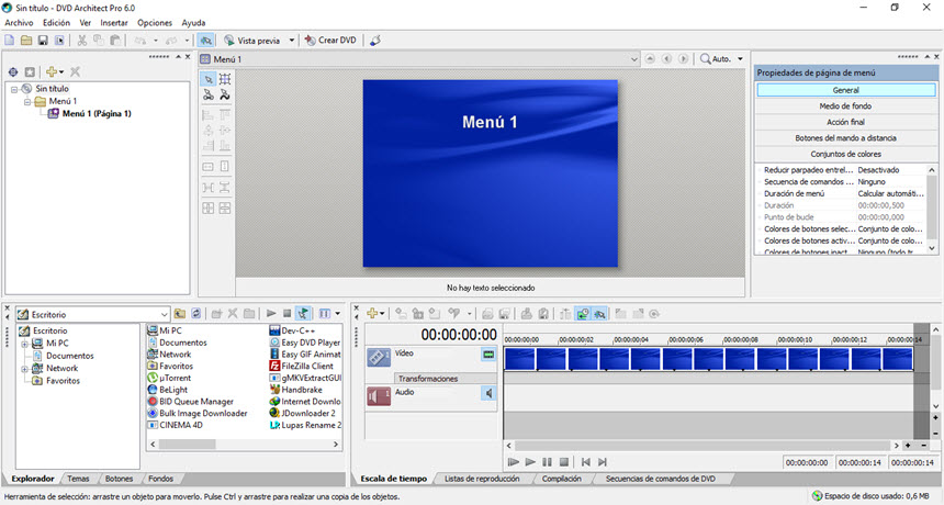 Sony DVD Architect Pro v6.0 Build 237 [Crear tus propios menús de DVD o Blu-ray Disc] Fotos_05110_DVD_Architect_6