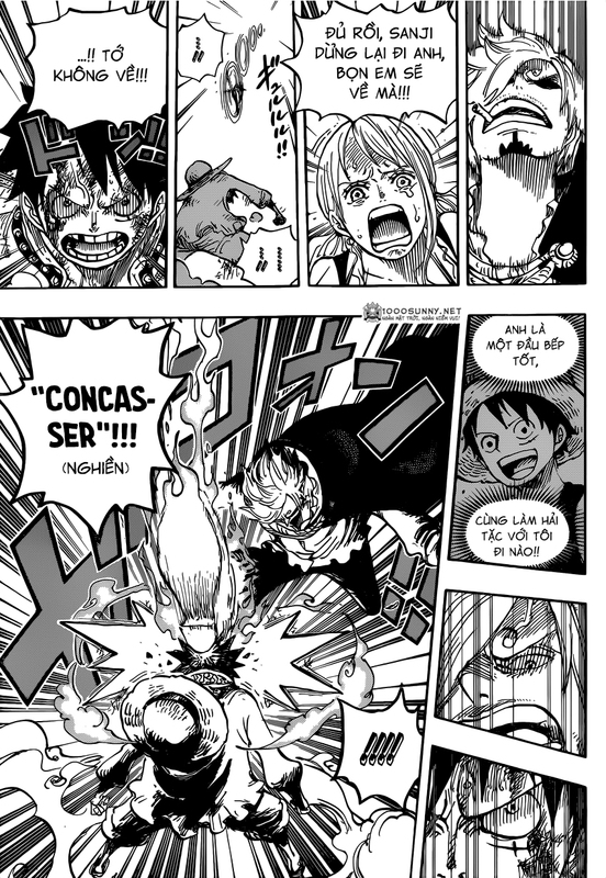 One Piece Chapter 844: Luffy vs. Sanji Image