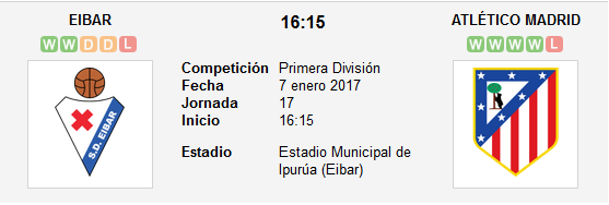 SD Eibar - Atlético de Madrid. Jornada 17.(HILO OFICIAL) Image