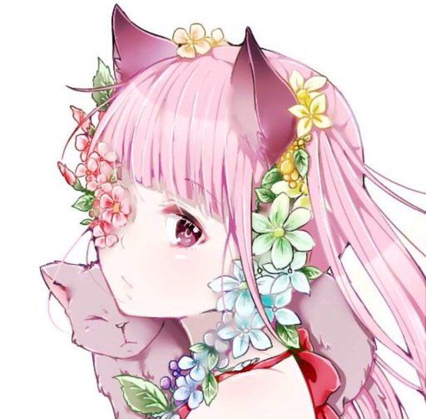 Images de filles aux cheveux roses Anime-girl-cat-manga-manga-girl-Favim.com-3028443