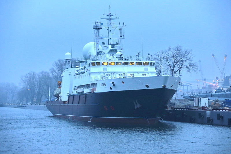 U.S. Shadowing Russian Ship in Atlantic Near Nuclear Submarine Areas Yantar2