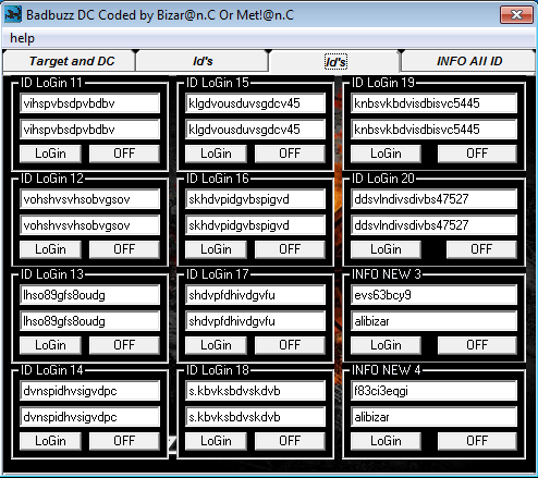  BadBuzz Dc NEW with 24 ids 4