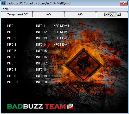  BadBuzz Dc NEW with 24 ids 5