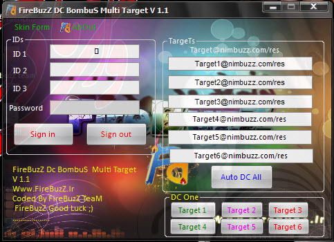 F.ir..e.BuzZ DC BombuS Multi Target V 1.1  Screen_dc