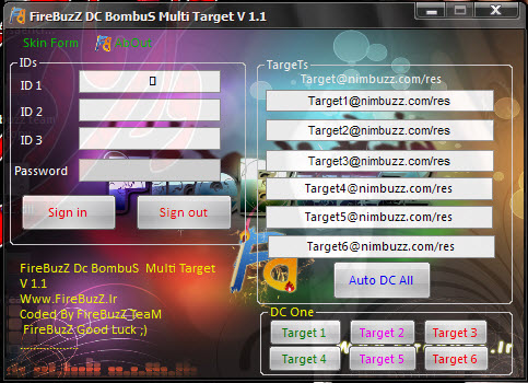 F.ir..e.BuzZ DC BombuS Multi Target V 1.1 Screen_dc