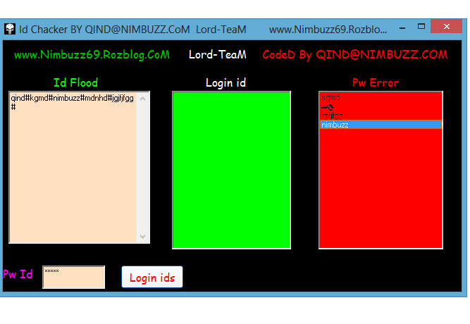 Lord Team Id checker v1 Id_cheker