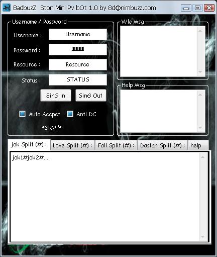 Badbuzz Ston Mini Pv Bot 1.0 by 8d@ nimbuzz.com Sdfgsds65f46se
