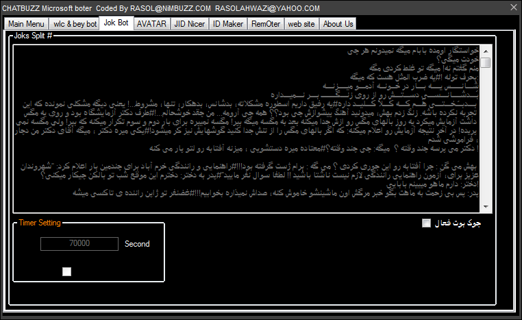 CHATBUZZ Microsoft full boter Coded By RASOL@N.C 206