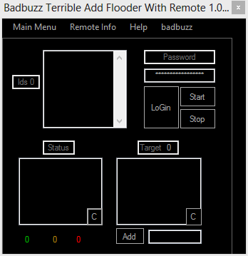 badbuzz terrible add flooder  with remote 1.0 Adflodamir