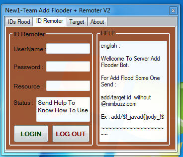 New1-Team Add Flooder Multi Target ( Full Speed ) + Remoter v2 + Source c# ADD2