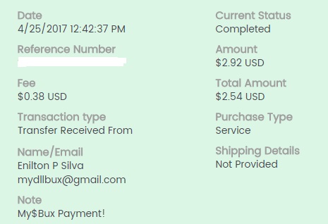 Mydollarbux - Payment proofs Mydollarpayment