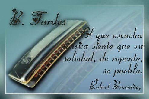 Armonica con Frase Tardes