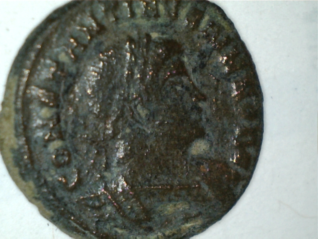 AE3 de Constantino II. GLORIA EXERCITVS. Aquilea 849