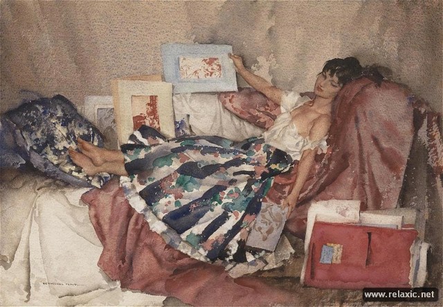 Akvarel - Page 26 William_Russell_Flint_00062