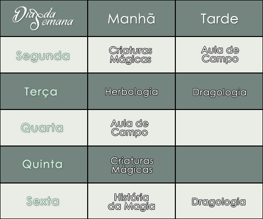 ♦ Escola de Magia de Ekalyon Horario_Natural