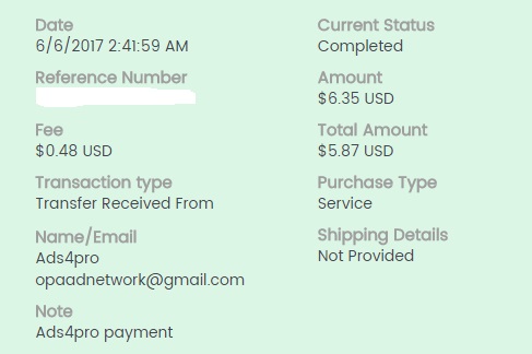 Ads4 - Payment Proofs Ads4payment