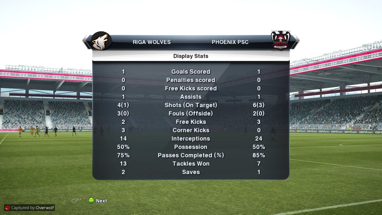 GM24 Fireland Ice Bears - BZ Valmiera, GM25 Riga Wolves FC - Phoenix PSC Pro_Evolution_Soccer_2013_12_20_2014_18_09_29_1