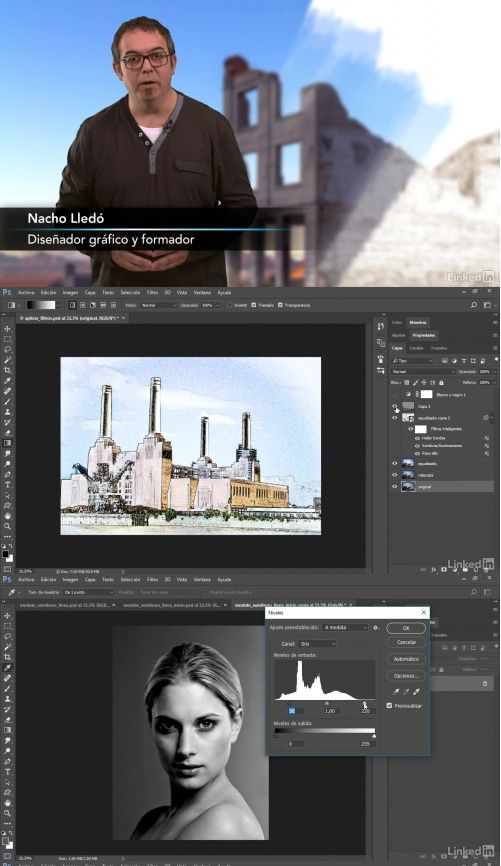 V2B: Curso Photoshop para diseñadores: Filtros creativos [Español] By_Blade_43