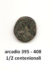 1/2 centenionali de Arcadio año 395 - 408 Imperio_romano_46