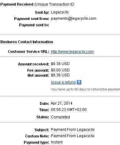 Legacyclix - legacyclix.com Legacyclixpayment