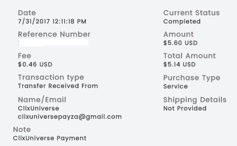 Clixuniverse - Payment proofs Clixuniversepayment