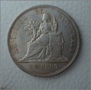 1 Peso. Guatemala. 1894. Birmingham Image