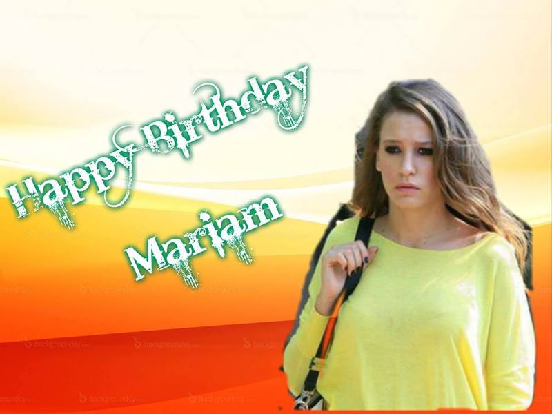 Happy Birthday Dear Mariam !!! Image