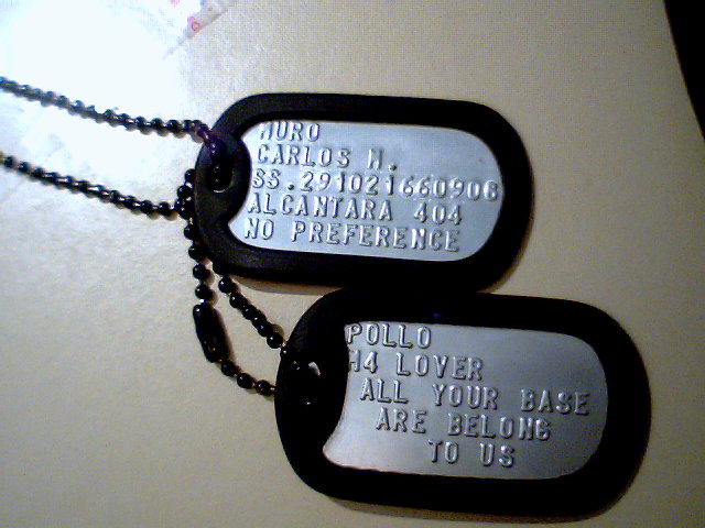 Compra de chapas militares personalizadas 4130068chapas