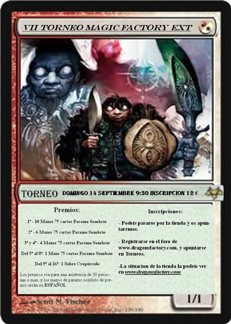 VII TORNEO MAGIC FACTORY EXTENDED DOMINGO 14 SEPTIEMBRE 1037820torneo