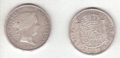 2 escudos Isabel II 1867 Thump_53871672-escudos-1867