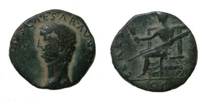 resello de neron - Dupondio de Claudio I. CERES AVGVSTA /SC. Resello NCAPR. Roma Thump_2115332claudi-vesta-reduit