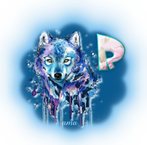 Lobo en Azul Image