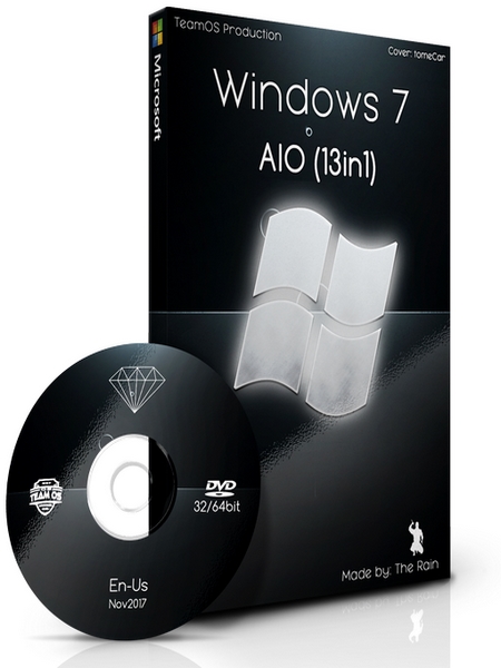 Windows 7 Sp1 AIO (13-in-1) En-US (x86-x64) November 2017-TEAM OS G8_1