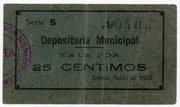 Matriz y Vale 25 céntimos de Denia (Alicante)  Img949