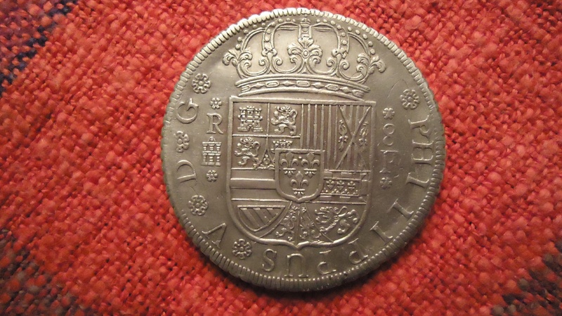 8 reales 1727 Felipe V - 8 reales 1727. Felipe V. Segovia. Image