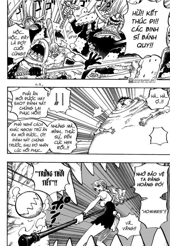 One Piece Chapter 842: Sức mạnh của cái dạ dày đã no! Image
