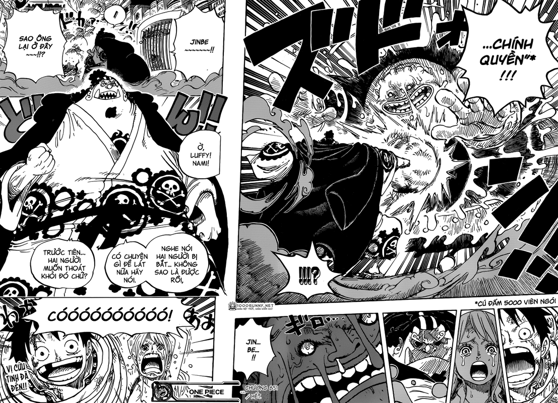 One Piece Chapter 851: Đầu thuốc lá. 16_17