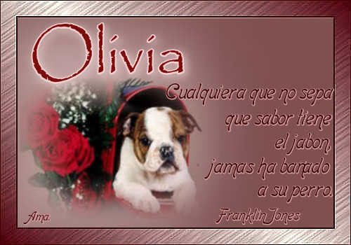 Nombres  que empiecen por la O - Página 15 Olivia